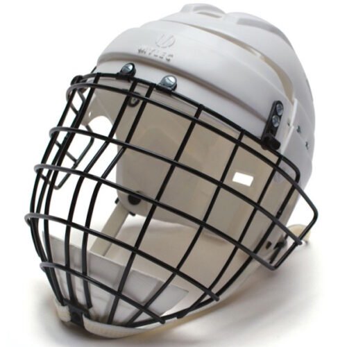 MK1 Helmet with Cage – White