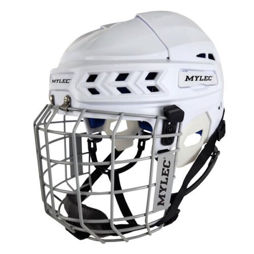 MK7 White Helmet With Cage
