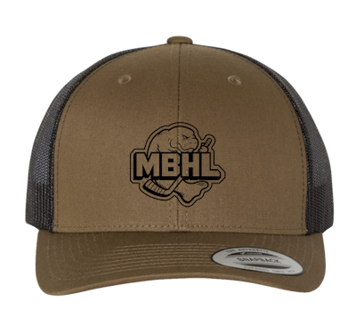Trucker Snapback Coyote Brown Black-BL